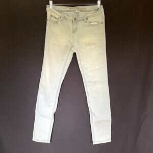 Blue Asphalt light wash denim jeans womens' size 13 juniors cotton skinny jeans